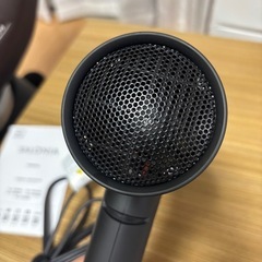 SALONIA サロニア スピーディーイオン ドライヤー 大風量 速乾 軽量 マイナスイオン ヘアドライヤー SL-013BK ブラックの画像