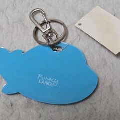 Keychain FUNKY LAND ラバーキーホルダー 飛行機 レトロの画像