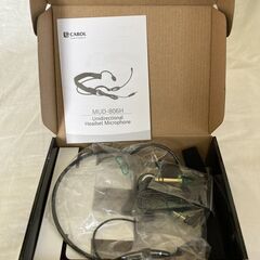 ☆CAROL MUD-806 ヘッドセットマイク コンデンサーマイク 3.5mm◆複数のデバイスと互換性ありの画像