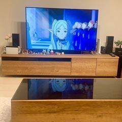 【8/23まで受取希望】180cm木目調テレビボード