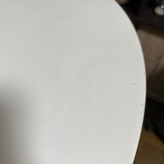 ホワイト ラウンドテーブル 直径80cmの画像
