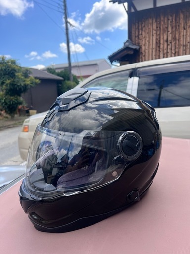 壊れたヘルメット フルフェイス ZELOT ヘルメット新品の時4万円で購入しました