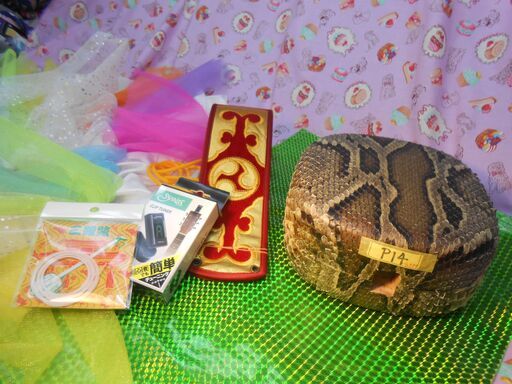 P14新品未使用現品販売15.980円 沖縄三線専用 蛇皮強化チーガ、胴巻き