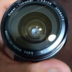 優良品　PENTAX super TAKUMAR 28mm F3.5 M42マウントの画像