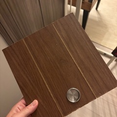 木目　ゴミ箱　の画像