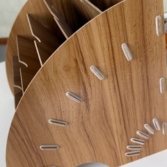 卓上収納ラック　A4ファイルラック　組立式　書類入れ　レターケースの画像