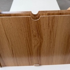 卓上収納ラック　A4ファイルラック　組立式　書類入れ　レターケースの画像