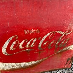 コカコーラ　琺瑯看板　昭和レトロの画像