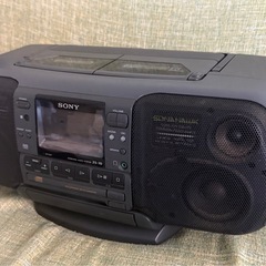 SONY CDラジカセ　ZX-70差し上げます