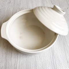 ニトリ 土鍋 白の画像
