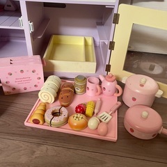 マザーガーデンキッチン、小物、エプロン、子供浮き輪セットの画像