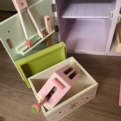 マザーガーデンキッチン、小物、エプロン、子供浮き輪セットの画像