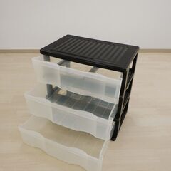 クローゼットチェスト3段【小金井市民限定】（小金井市再生家具）品番：08-01-05 ※新規優先の画像