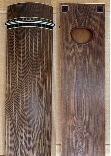 上級品】上角 並甲 すだれ彫 金口前 蒔絵有13絃 13弦 箏 琴 付属
