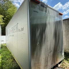 アルミコンテナ バイクガレージ  物置 倉庫 資材庫 ユニットハウス コンテナ物置 プレハブの画像