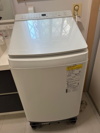 8/6まで【中古】Panasonic 洗濯乾燥機 NA-FW80K7 2019年製 (やま