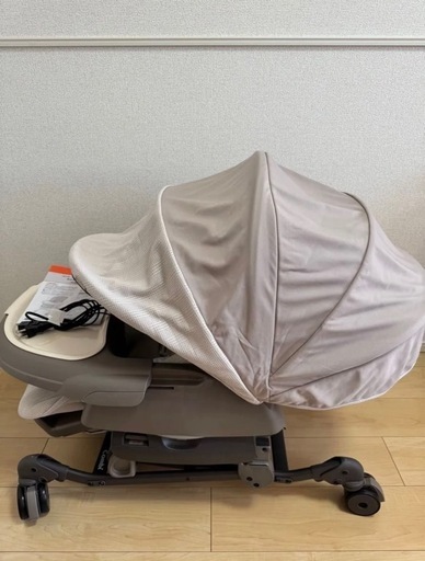 極美品☆ネムリラ AUTO SWING BEDi Long ハイローチェア 電動 コンビ ホワイトレーベル ネムリラ AUTO SWING BEDi Long