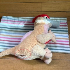 恐竜　ぬいぐるみの画像