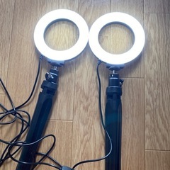 LEDリングライト 撮影ライト オンオフ機能付きの画像