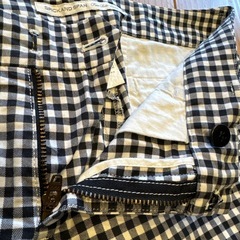 「SPICK AND SPAN」の白黒チェック柄の7-8分丈パンツ サイズ：38の画像
