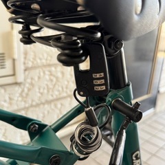 自転車　ママチャリ　24インチ　ギア　6段変速　緑　オシャレ　の画像