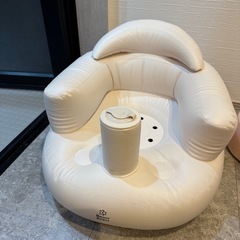 西松屋 Smart Angel ソフトバスチェア（アイボリー）お風呂チェア　の画像