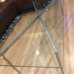 【美品】フランフランのガラステーブル
の画像