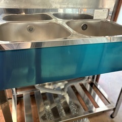 KP2-900東製作所 二槽シンク 幅900×奥行450×高さ8...