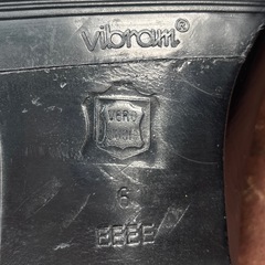 vibram 革靴　靴　ローファー　レディース　25cmの画像