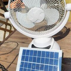 譲渡先確定★ソーラー充電扇風機　使ってください。の画像