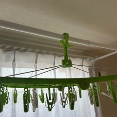 ※
8月いっぱいまで【難あり無料】プラスチック　ピンチハンガー　緑の画像