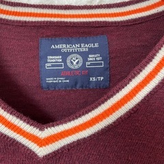 AMERICAN EAGLE アメリカンイーグル Vネック ニット XSサイズの画像
