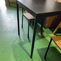2人掛け　ダイニングセット　ダイニングテーブルセット　【横67×67高75.5】の画像