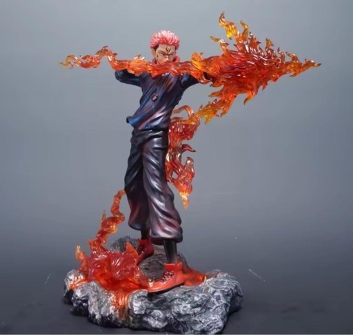 呪術廻戦 両面宿儺 フィギュア 豪炎エフェクト付き