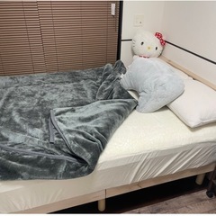 急募‼️冷蔵庫、洗濯機、ダブルベッドポケットコイルマットレス付 新生活応援セットの画像