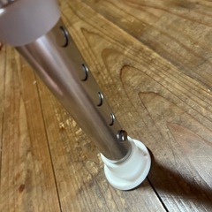 介護用お風呂イス　シャワーチェア　肘掛け付き　背もたれ付き　ブルー　高さ5段階調節の画像