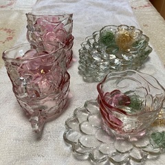ガラスのコーヒーセット