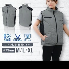 空調服 ほぼ未使用の画像