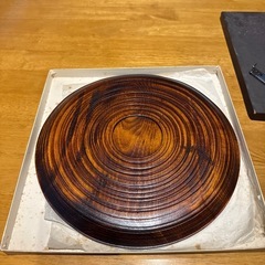 木彫り お盆 トレーの画像