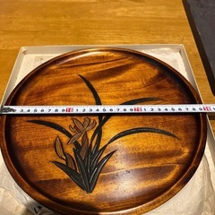 木彫り お盆 トレーの画像