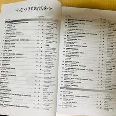 Song BooK 1 & 2 楽譜の画像