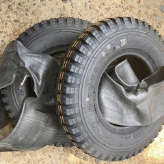 400-8 4PR タイヤチューブセット新品2本の画像