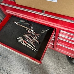 車やバイクの整備、アストロの工具箱、ワイドツールキャビネット の画像