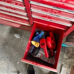 車やバイクの整備、アストロの工具箱、ワイドツールキャビネット の画像