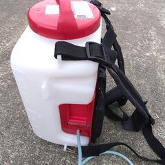 (お話し中)噴霧器　動噴　除草剤　刈り払い機　草刈り機　農機具　農業機械　乾電池噴霧器　背負動噴の画像