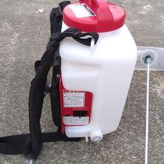 (お話し中)噴霧器　動噴　除草剤　刈り払い機　草刈り機　農機具　農業機械　乾電池噴霧器　背負動噴の画像