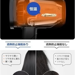 ✨新品✨【高速モーター&高濃度マイナスイオン】 1500W 大風量 速乾 美髪 サロン 折りたたみ式の画像
