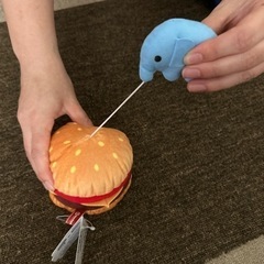 ドムドムバーガーブルブルハンバーガー　おもちゃ　ぬいぐるみの画像