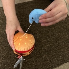 ドムドムバーガーブルブルハンバーガー　おもちゃ　ぬいぐるみの画像