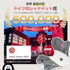 DEZIYUA(デズヤ) 骨盤サポートチェア　姿勢矯正　腰サポート　椅子　黒/白の画像